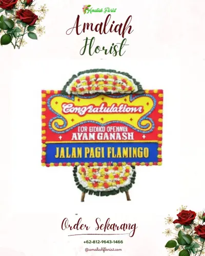Bunga Papan Congratulation di Kutakarang